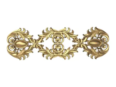  decorative pattern ready for 3D printing 3D print model