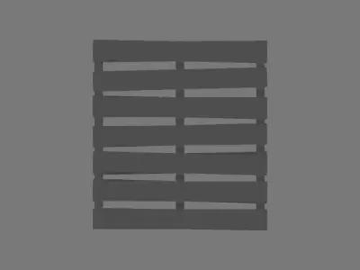 Free Untextured Pallet Free 3D model