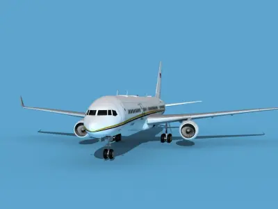 Boeing C-32B US Navy V03 3D model