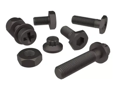 Bolts 3D model
