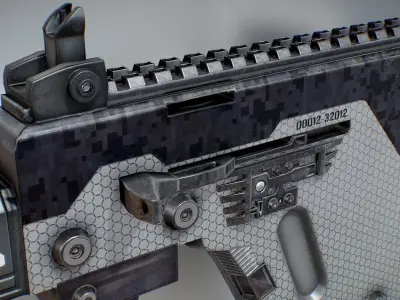 Kriss Vector Low-poly 3D model get