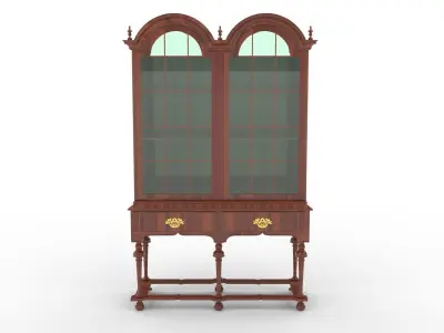 Vintage Kitchen Cabinet 3D model