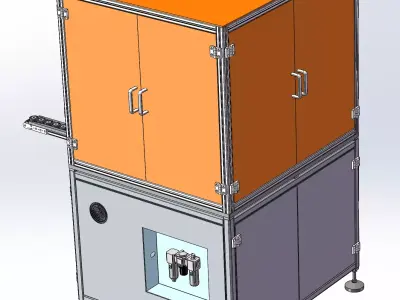 Stator core shaping inspection machine 3D model