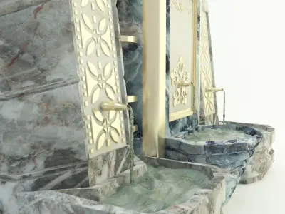  historical fountain 3d model 3D model
