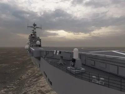Frigate type-Warship  3D model
