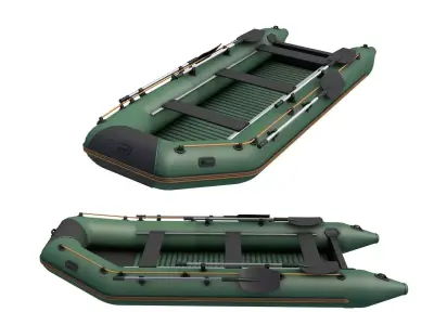 Inflatable boat  3D model