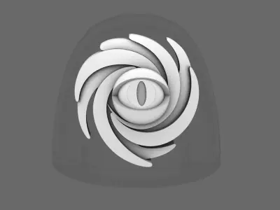 Galactic Overwatch Space Knight Shoulder Symbols Type A 3D print model