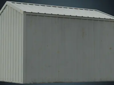 Portable Building 1 Low-poly 3D model