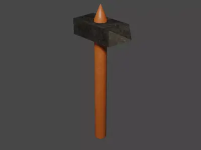 War Hammer Free low-poly 3D model purchase