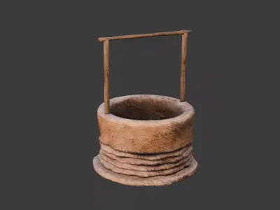 Historic Masonry - Medieval Wells Collection Low-poly 3D model