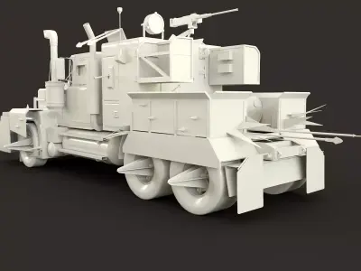 Postapo Truck 3D model