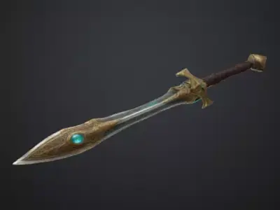 Fantasy Sword 3D model