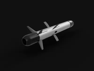 Akeron MP - MMP - Anti-tank missile system 3D model
