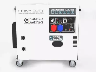 Konner  Sohnen KS 9200HDES  ATSR Power Generator 18 HP 3D model