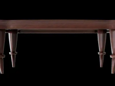 Antique Table Low-poly 3D model buy