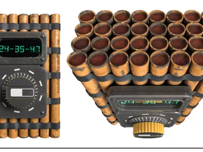 Dynamite 18 3D model