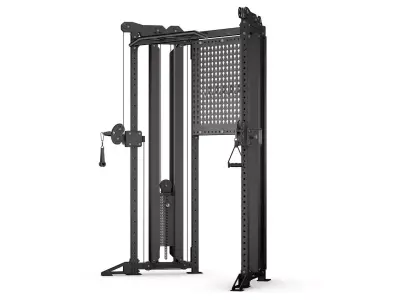 Gym Equipment set of 8 3D model
