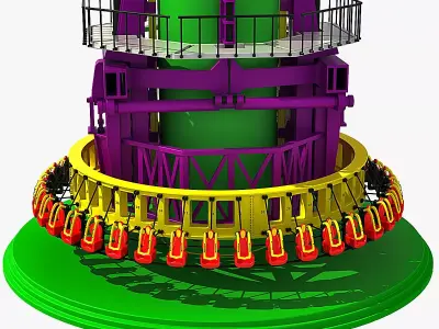 Drop Tower 3D model