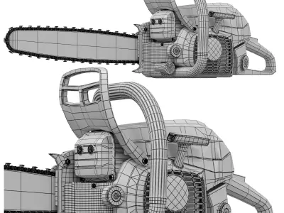 Chainsaw STIHL MS 261 C-M 3D model