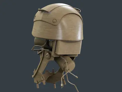 Robot Head 3D print model