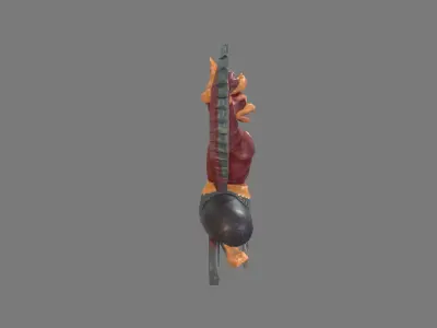 Garuda Statue 3D model