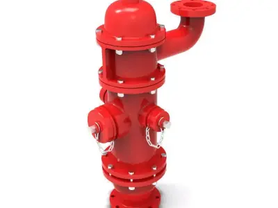 American Flow Control B50B HYDRANT 3D model