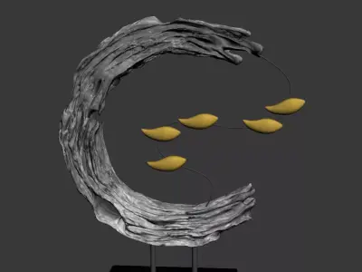 decoration bird sculpture Free 3D model