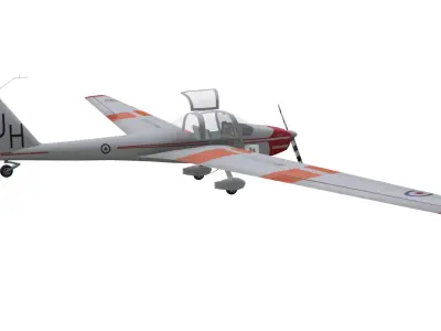 Grob G 109 Low-poly 3D model