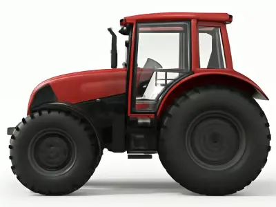 Modern Agricultural Tractor 3D model