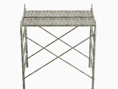 Metal Scaffolding Construction 05 Low-poly 3D model