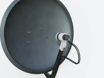 Antenna 03 Low-poly 3D model