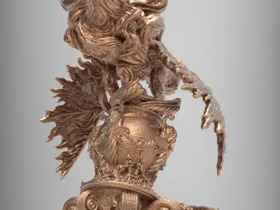 Cat God 3D print model