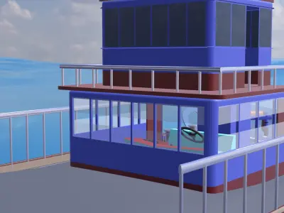 wartercraft boat ship 3D model