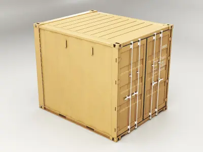  Intermodal Shipping Container 10-foot-long 