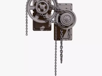 Chain Drive Wall Assembly M1 3D model