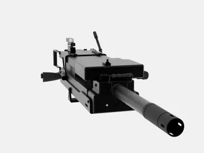 Heckler and Koch GMG Grenade Machine Gun 3D model