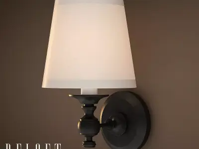 Lamp Bracket Oil-Rubbed Bronze 3D model