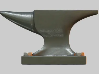 Metal Anvil 3D model