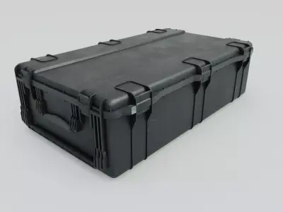 Large Hard Shell Equipment Case Low-poly 3D model purchase