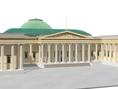 The British Museum London Building 3D model