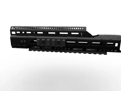 N-4 Tactical Handguard  Low-poly 3D model