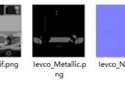 Iveco Dayli Box-refrigerated body Low-poly 3D model