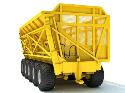 Cane Transfer Trailer 3D model