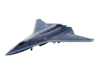 Concept generic future aircraft set - 24 airplanes 3D Model Pack