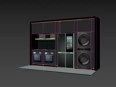 LG Kitchen showcase 3D model