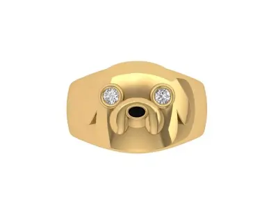 Doggy Ring 3D print model