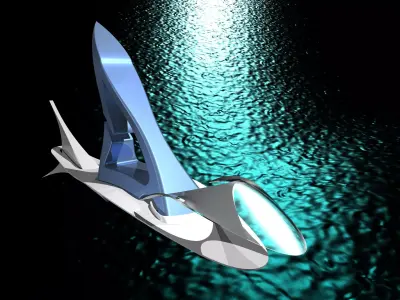 abstract ship Free 3D model