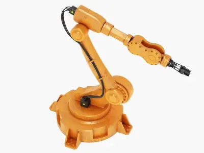 Industrial Robotic Arm 3D model order