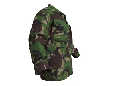 British Combat Jacket DPM CS95 - Marvelous Designer 3D model