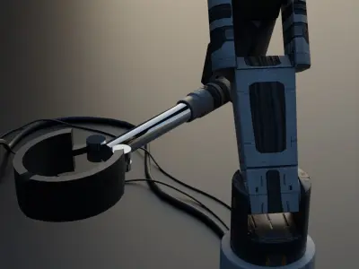 Mechanical Arm Free low-poly 3D model purchase